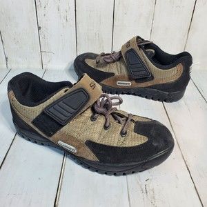 Shimano SH-M038W SPD Cycling Shoes Size 5 Black/Beige Strap Mountain Bike